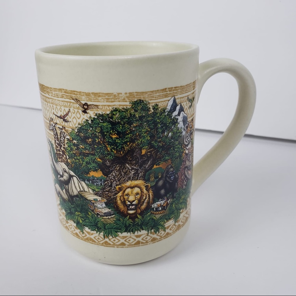 Disney Ceramic Tree of Life Mug Logo Animals Used